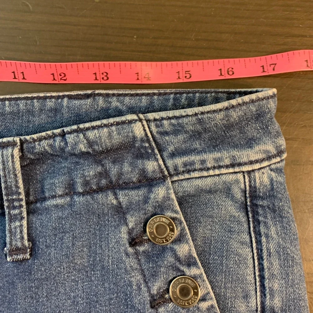 GAP Denim 70s Flare Jeans Womens Size 16/33R Blue High Rise Retro Stylish Trendy